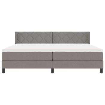 Boxspringbett mit Matratze mit Matratze Taupe 200 x 200 cm