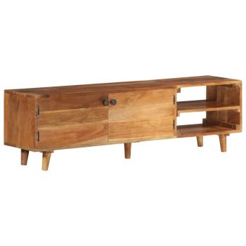 ARDEBO.de - TV-Schrank Massivholz Akazie Honigfarbenes Finish 140x30x40 cm