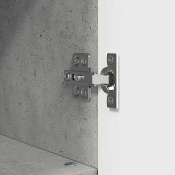 Badezimmermöbel Set mit Regal 3 pcs Betongrau 76,5 x 35 x 64 cm