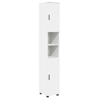 Badezimmermöbel Set 4 pcs Weiß 30 x 35 x 192 cm Holzwerkstoff