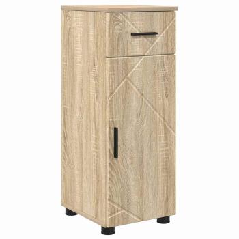 Badezimmermöbel Set mit Tür 4 pcs Sonoma Eiche 30 x 35 x 192 cm