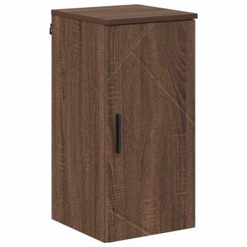 Badezimmermöbel Set mit Tür 5 pcs Braune Eiche 30 x 35 x 192 cm