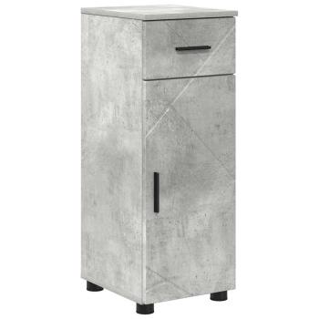 Badezimmermöbel Set mit Regal 5 pcs Betongrau 30 x 35 x 192 cm