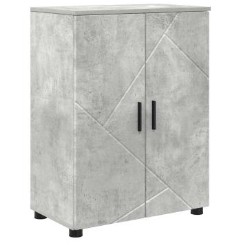Badezimmermöbel Set mit Regal 4 pcs Betongrau 30 x 35 x 192 cm