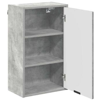 Badezimmermöbel Set mit Regal 3 pcs Betongrau 39,5 x 36 x 88 cm