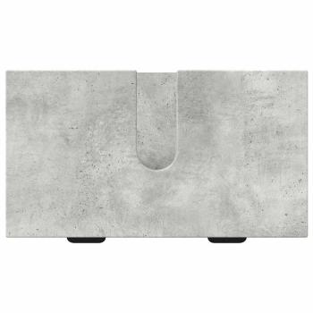 Badezimmermöbel Set mit Regal 3 pcs Betongrau 39,5 x 36 x 88 cm