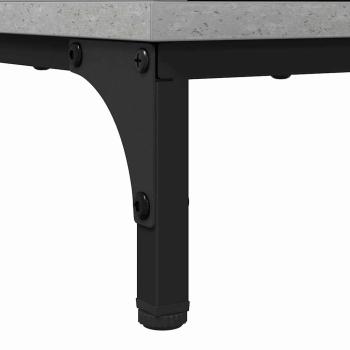 Badezimmermöbel Set mit Regal 3 pcs Betongrau 39,5 x 36 x 88 cm