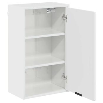 Badezimmermöbel Set 3 pcs Hochglanz-Weiß 39,5 x 36 x 88 cm