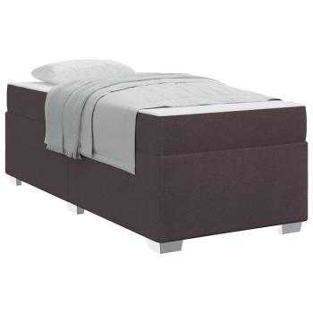 Bettgestell Dunkelbraun 90 x 190 cm Taschenfedern