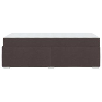 Bettgestell Dunkelbraun 90 x 190 cm Taschenfedern