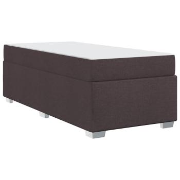 Bettgestell Dunkelbraun 90 x 190 cm Taschenfedern