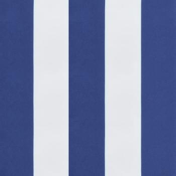 Niedriglehner-Auflagen 2 Stk. Blau Weiß Gestreift Oxford-Gewebe