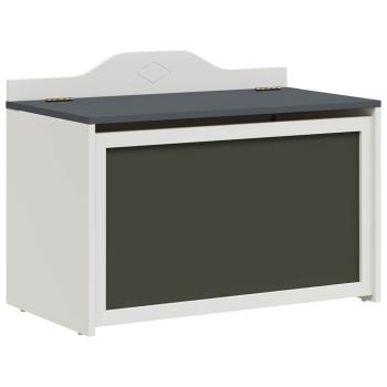Spielzeugbox Grau und Weiß 73 x 33 x 55 cm Holzwerkstoff