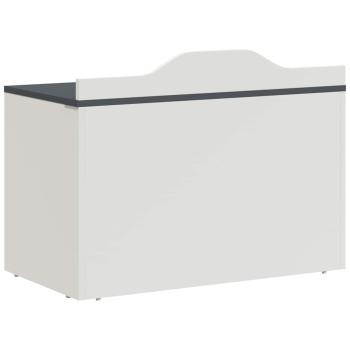 Spielzeugbox Grau und Weiß 73 x 33 x 55 cm Holzwerkstoff