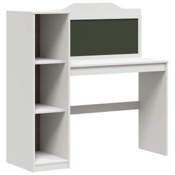 Kreidetafel Schreibtisch Weiß 120 x 45 x 118.5 cm Holzwerkstoff