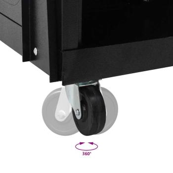 Schweißwagen Schwarz 90 x 46 x 96 cm Stahl