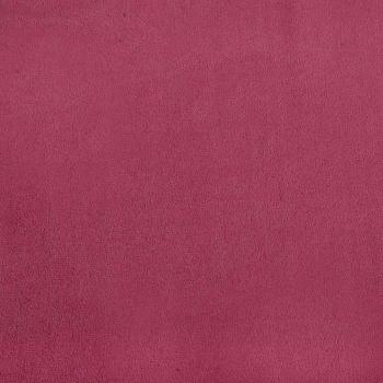 Eckbettgestell mit Kopfteil Weinrot 90 x 190 cm Samt