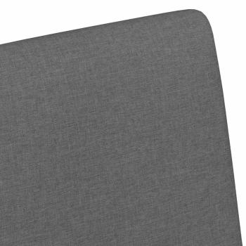 Esszimmerstuhl mit Rad 2 pcs Dunkelgrau 57 x 66 x 94 cm Stoff