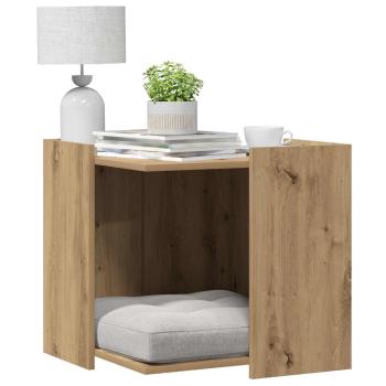 Katzenklo Artisan-Eiche 53x53x51 cm Holzwerkstoff