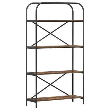 Regal Räuchereiche 80 x 30 x 146 cm Holzwerkstoff