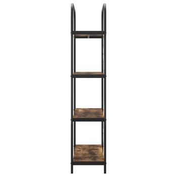 Regal Räuchereiche 80 x 30 x 146 cm Holzwerkstoff