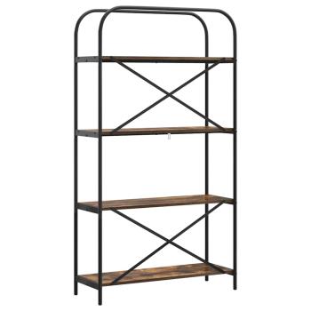 Regal Räuchereiche 80 x 30 x 146 cm Holzwerkstoff