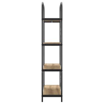 Regal Eiche handwerklich 80 x 30 x 146 cm Holzwerkstoff