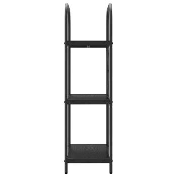 Regal Schwarze Eiche 60 x 30 x 109 cm Holzwerkstoff