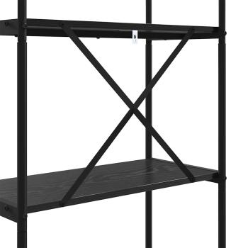 Regal Schwarze Eiche 60 x 30 x 109 cm Holzwerkstoff