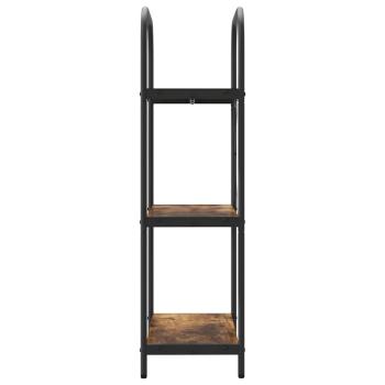 Regal Räuchereiche 60 x 30 x 109 cm Holzwerkstoff