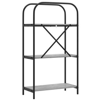 Regal Grau Sonoma 60 x 30 x 109 cm Holzwerkstoff