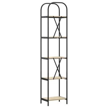 Regal Sonoma Eiche 40 x 30 x 183 cm Holzwerkstoff