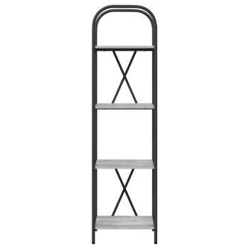 Regal Grau Sonoma 40 x 30 x 146 cm Holzwerkstoff