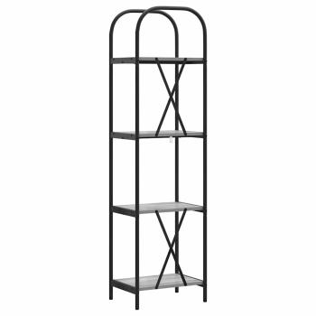 Regal Grau Sonoma 40 x 30 x 146 cm Holzwerkstoff