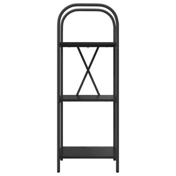 Regal Schwarze Eiche 40 x 30 x 109 cm Holzwerkstoff