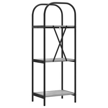 Regal Grau Sonoma 40 x 30 x 109 cm Holzwerkstoff