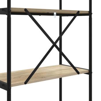 Regal Sonoma Eiche 80 x 30 x 183 cm Holzwerkstoff