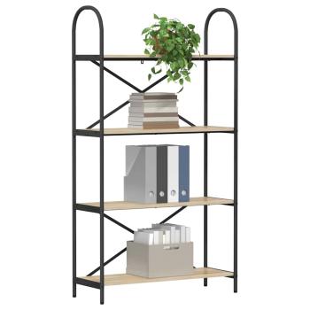 Regal Sonoma Eiche 80 x 30 x 146 cm Holzwerkstoff