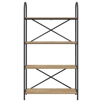 Regal Eiche handwerklich 80 x 30 x 146 cm Holzwerkstoff