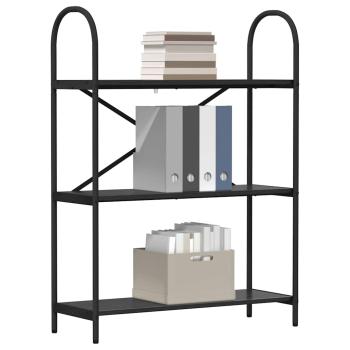 Bücherregal 3 Ebenen 80 x 30 x 109 cm Holzwerkstoff