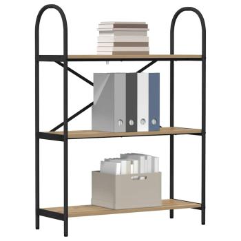 Regal Eiche handwerklich 80 x 30 x 109 cm Holzwerkstoff