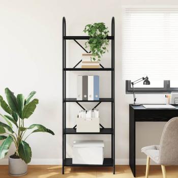 Regal Schwarze Eiche 60 x 30 x 183 cm Holzwerkstoff