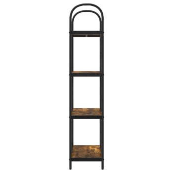 ARDEBO.de - Regal Räuchereiche 60 x 30 x 146 cm Holzwerkstoff