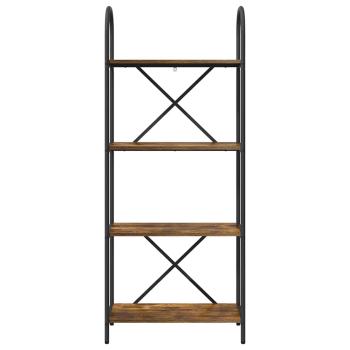 Regal Räuchereiche 60 x 30 x 146 cm Holzwerkstoff