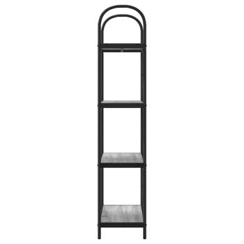 Regal Grau Sonoma 60 x 30 x 146 cm Holzwerkstoff