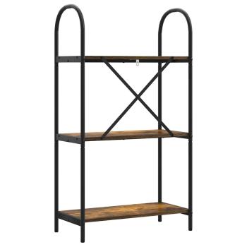 Regal Räuchereiche 60 x 30 x 109 cm Holzwerkstoff