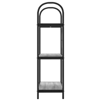 Regal Grau Sonoma 60 x 30 x 109 cm Holzwerkstoff