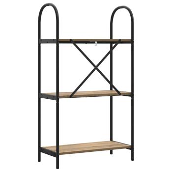 Regal Eiche handwerklich 60 x 30 x 109 cm Holzwerkstoff