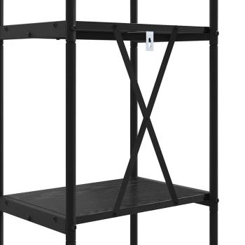 Regal Schwarze Eiche 40 x 30 x 183 cm Holzwerkstoff