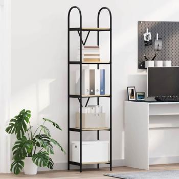 ARDEBO.de - Regal Sonoma Eiche 40 x 30 x 183 cm Holzwerkstoff